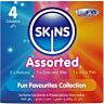Kondom SKINS Assortert Pakke – 4 stk variasjoner