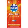 Kondom SKINS Ultra Thin 8-Pack med ekstra glid