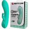 Rabbit vibrador Pretty Love DJ Stick med integrert stimulerer