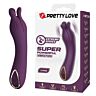 Vibrator HIGH TECH PRETTY LOVE - LUNAO Fleksibel Dobbelt Tupp