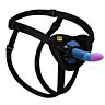 Dildo ROMP PICCOLO HARNESS 14 cm med tricolor design