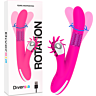 Rabbit vibratør Diversia Bunny Rotation 24 cm med klitorisstimulering