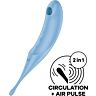 Sugevibrator Satisfyer Twirling Pro med dobbel stimulering