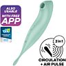 Stimulator Satisfyer Twirling Pro+ med app og vibrasjon