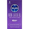 Preservativ SKINS Latexfri XL 4-pack for sensitiv hud