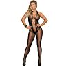 Bodystocking SUBBLIME med åpen rygg og kryssdetaljer