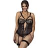 Teddy SUBBLIME BODIES L/XL med sexy kant og holdere