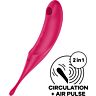Stimulator Satisfyer Twirling Pro med vibrasjon