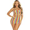 Sexy kjole Leg Avenue Multicolor med halterneck
