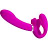 Dobbelt Strap-On Vibrator Pretty Love Valerie med 12 vibrasjonsmodi