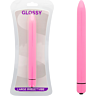 Vibrator GLOSSY SLIM VIBRATOR DEEP ROSE med kraftige vibrasjoner