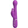 Vibrador Pretty Love Dejon 3 i 1 med dobbel stimulering