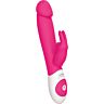 Vibrador Realistic Rabbit med dobbel stimulering