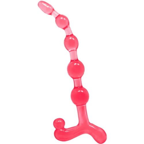 Anal Kuler BAILE BENDY TWIST RED - Fleksible og behagelige