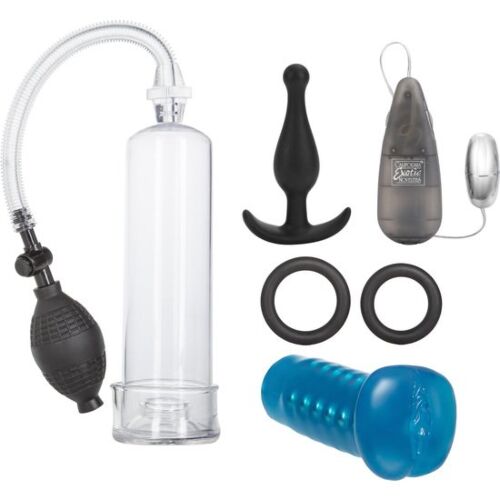 Masturbator Kit Kit Ultimate med sugeenhet og ringer
