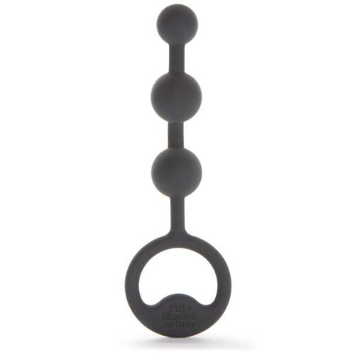 Anal leker Bolas Fifty Shades de Grey med retur-ring