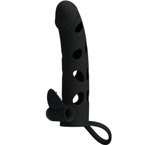 Penisfunda Pretty Love med vibrasjon 15,2 cm