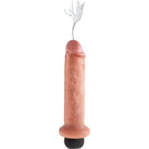Dildo KING COCK 17.8 CM med eyakulasjonssimulering