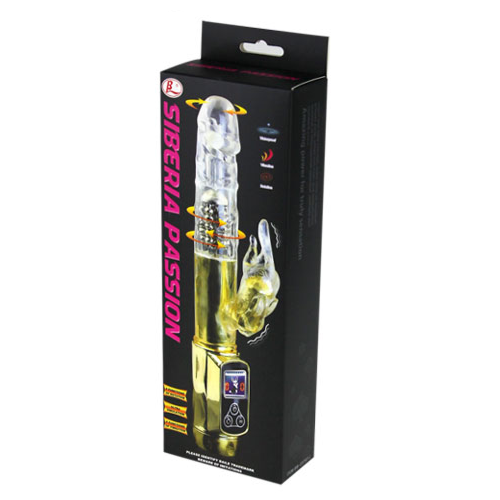 Vibrador BAILE ROTATIONS Rabbit Siberia Passion Gold