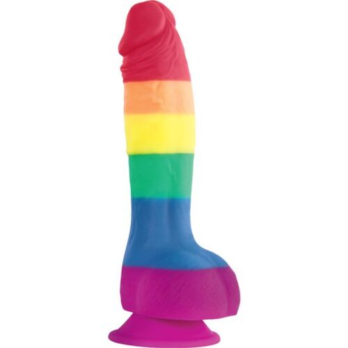 Dildo PRIDE 15 cm med kraftig sugekopp