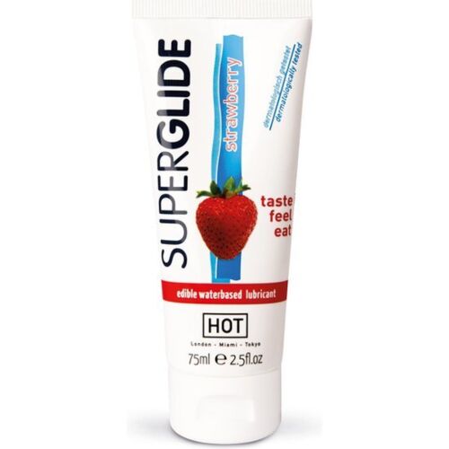 Lubricant HOT Superglide Strawberry 75 ml