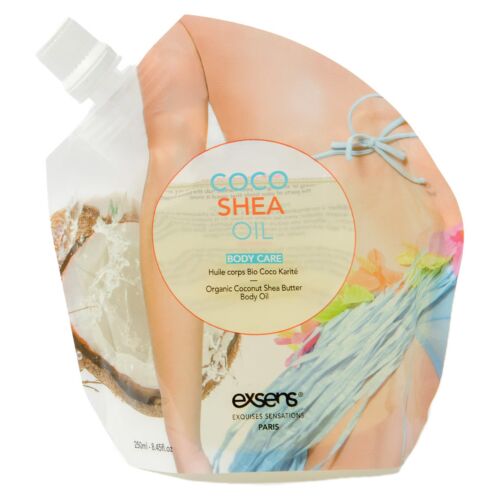 Coco Shea Butter Oil 250 ml Exsens | Nærende olje for huden