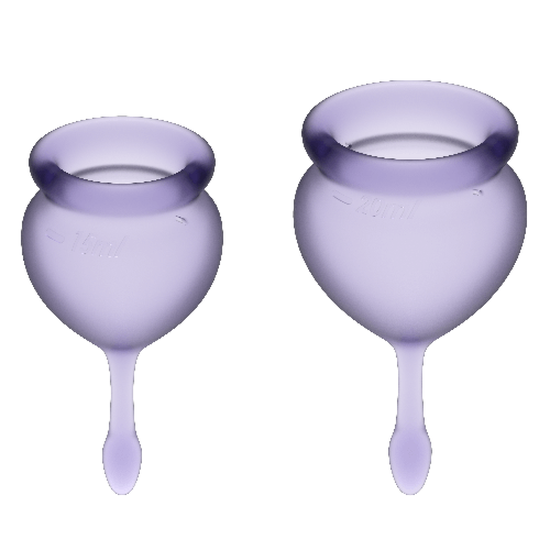 Menstruasjonskopp SATISFYER - Feel Good 15 + 20 ml