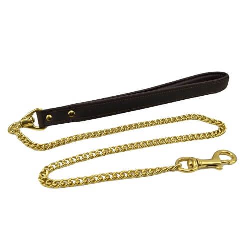 Håndjern Bound Nubuck Leather Leash 108 cm
