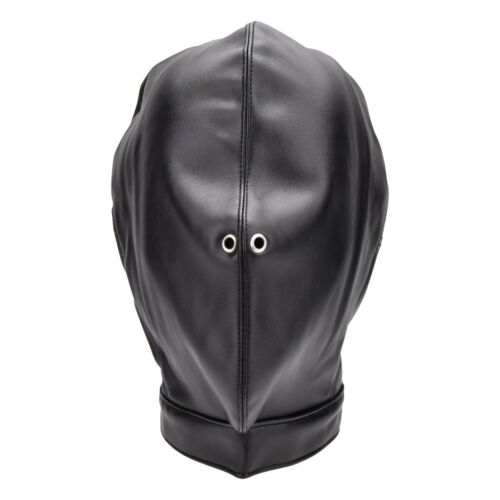 Bondage Hood Bound to Please Blackout Hood med nostril hull