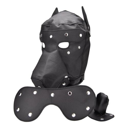Bondage Hoods Bound to Please Dog Mask med avtakbare deler