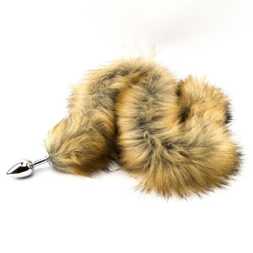 Buttplug Furry Fantasy Rød Rev Hale 78 cm