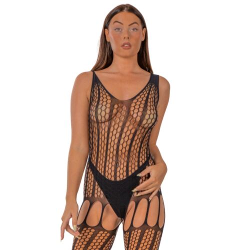Bodystocking Lace Fake Up Back med snøring