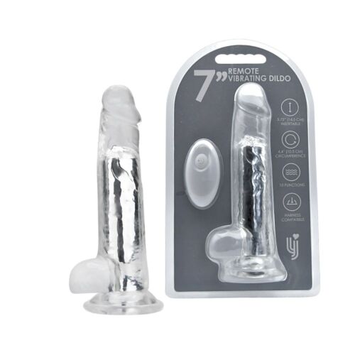 Dildo Loving Joy 7 Inch med fjernkontroll og sugekop