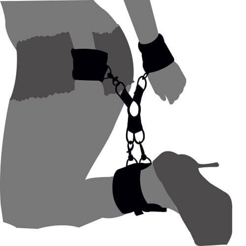 Restraints Loving Joy Hog Tie Set med justerbare mansjetter