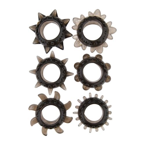 Cock Ring Set Loving Joy 6 pack med ulike stiler