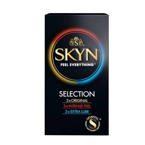 Kondomer Mates SKYN Selection 9 Pack med ulike opplevelser