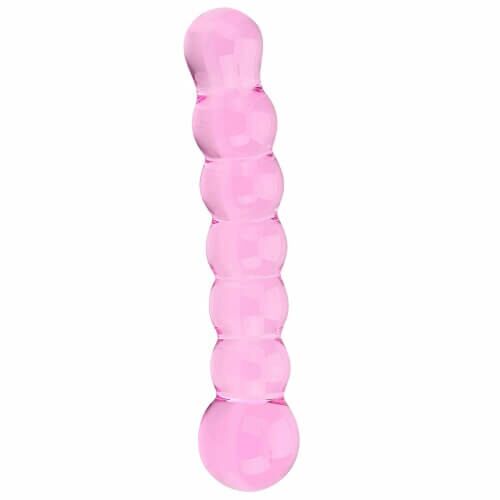 Dildo Spectrum Ribbed Glass 17 cm