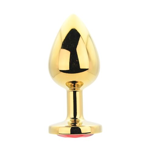 Buttplug Toosh Metal Large med juveler Rojo