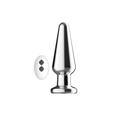 Buttplug Toosh Fjernstyrt Metall 10 Hastigheter