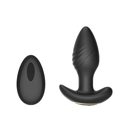 Buttplug Toosh Remote Controlled Rotating og Vibrerende