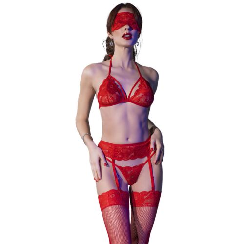 Garter Belt Set ChiliRose CR 4467 med 4 deler