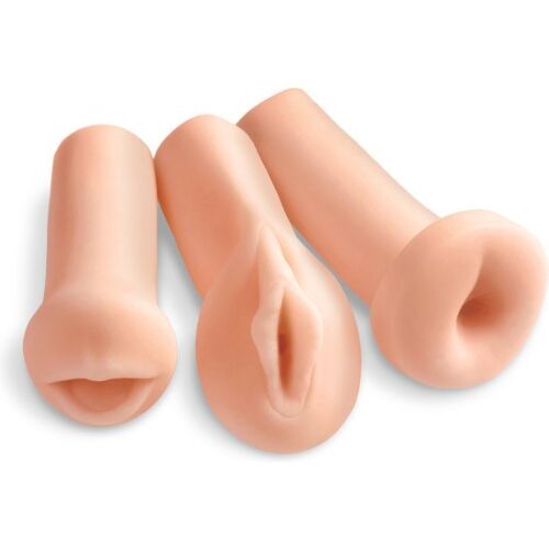 Masturbator EXTREME TOYZ ALL 3 HOLES KIT med tre huller