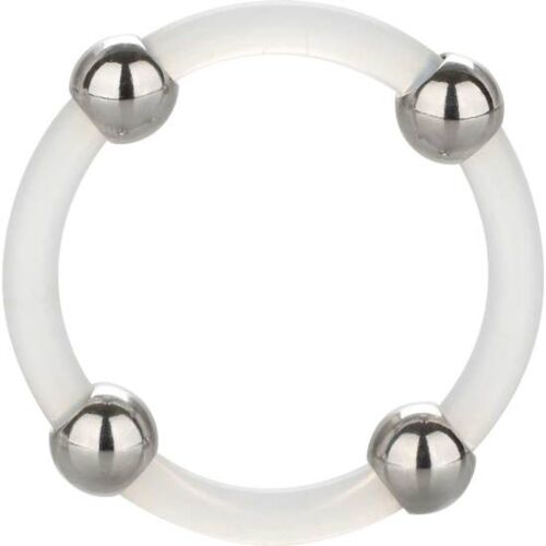 Cock Ring CALEXOTICS Steel Beaded L