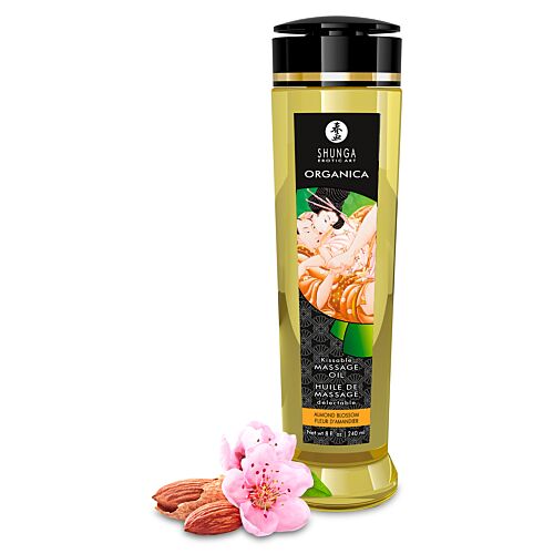 Massasjeolje Shunga ALMOND BLOSSOM med søt mandelaroma