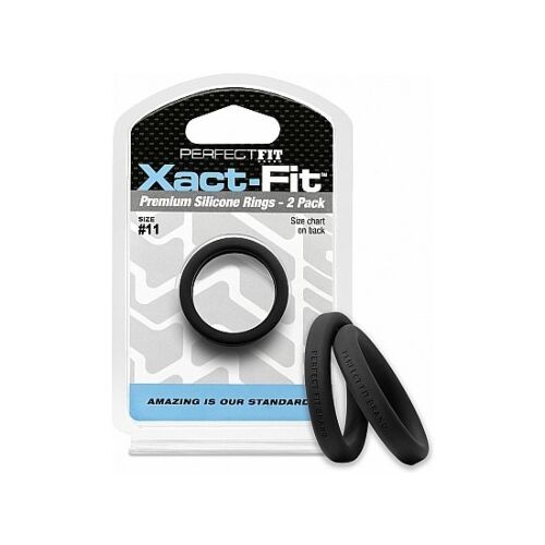 Perfect Fit Xact-fit Justerbare Ringer - Svart.