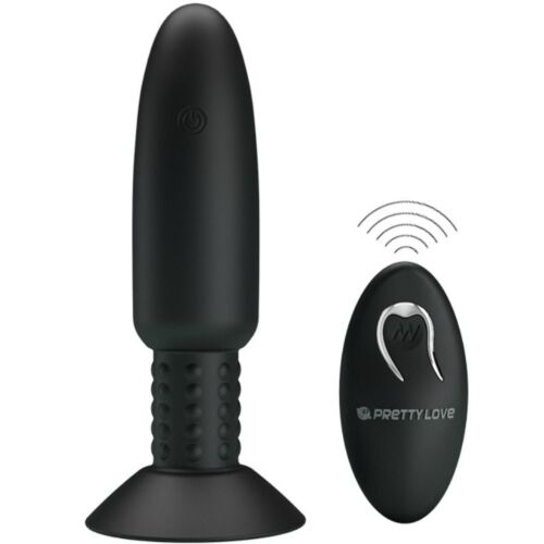 Plug Vibrator Pretty Love Bottom med rotasjon og vibrasjon
