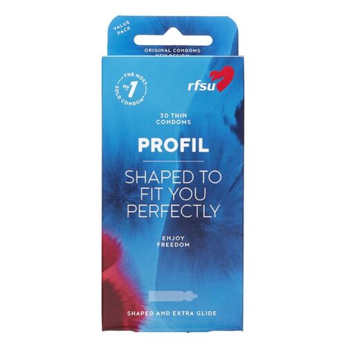 RFSU Profil anatomiske kondomer, 10 stk.