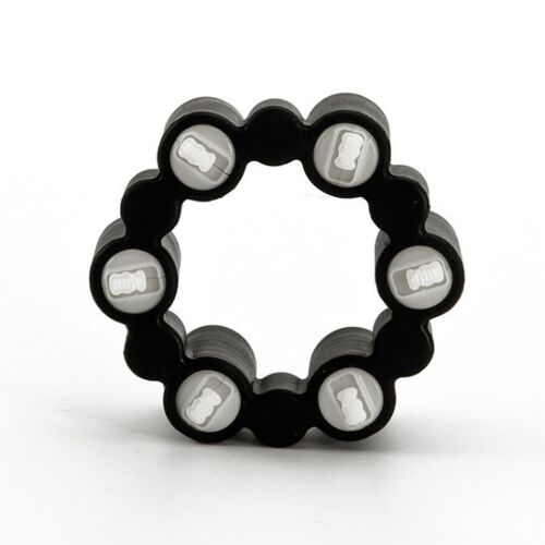 Teez toys vibratorring med 6 kuler svart