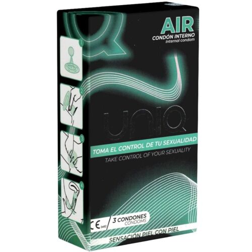 Kondom UNIQ Air Latexfri 3 enheter