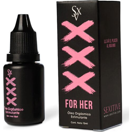 Intim Olje SEXITIVE XXX For Her – Øker Sensitivitet